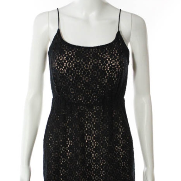 black spaghetti strap shift dress